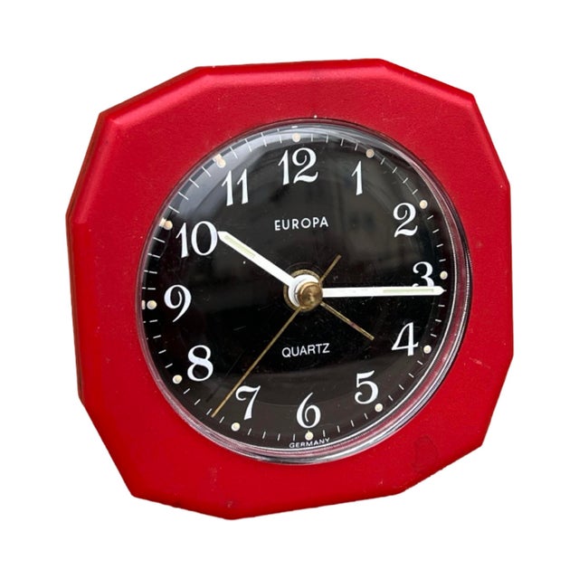 Small Electric Alarm Clock Europe, Germany 1960s For Sale - Image 10 of 10