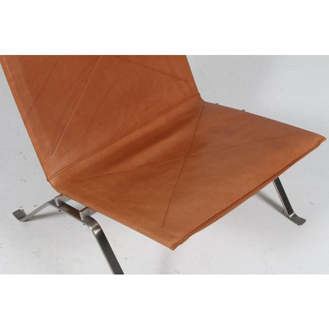 Fritz Hansen PK22 Lounge Chair attributed to Poul Kjærholm for Fritz Hansen, 1970s For Sale - Image 4 of 8
