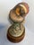 Brown Andrea by Sadek Porcelain Bird Figurine Female & Chick Bobwhite Quail Wood Base For Sale - Image 8 of 11