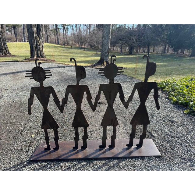 Fabulous Figural Garden Sculpture by Artist Doug Weigel For Sale - Image 9 of 9