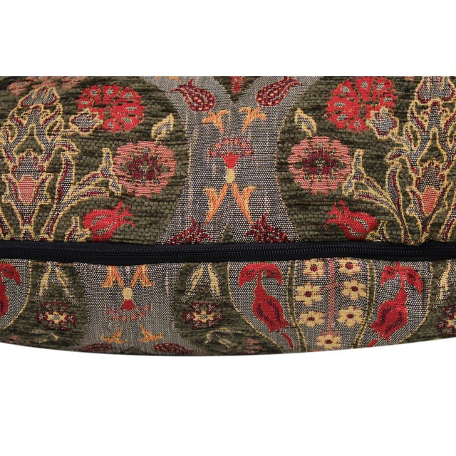 2020s Boho Chic Turkish Green Throw Pillow For Sale - Image 5 of 8