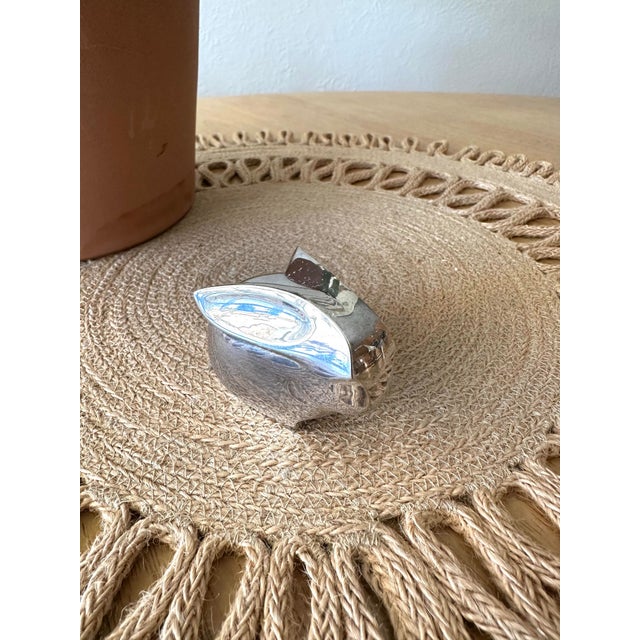 1960s Dansk Silverplate Japanese Rabbit Paper Weight | Chairish