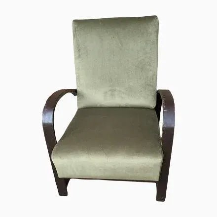 Set of Adjustable Lounge Chairs by Jindřich Halabala, 1930s For Sale - Image 9 of 9