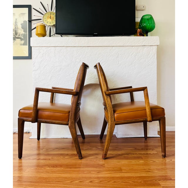 Mid-Century Modern Pair of Mid Century Modern Monteverdi Young Armchairs by Maurice Bailey For Sale - Image 3 of 10