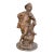 Early 20th Century French-Style Shepherd & Goat Bronze-Patina Sculpture For Sale