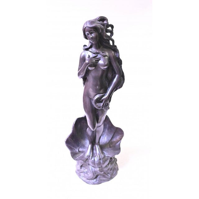 French Bronze Fountain Nude Female Rococo Clam Shell Water Feature For Sale - Image 17 of 17