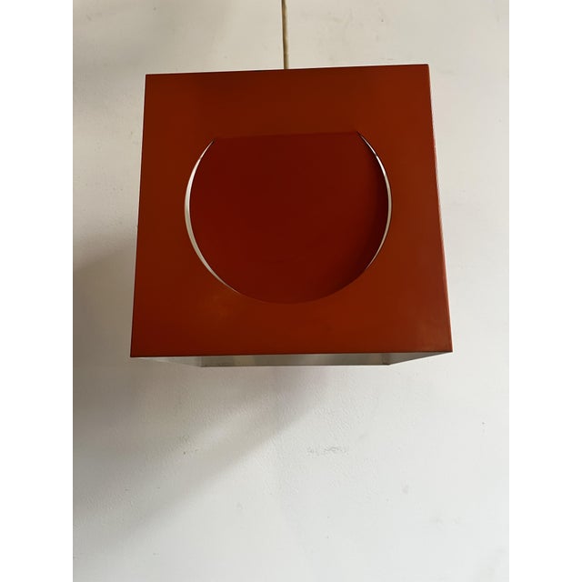 Metal Cube Pendant Lamp by Shogo Suzuki, 1960s For Sale - Image 7 of 13