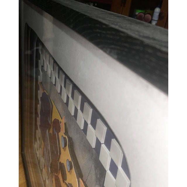 Ben Kikuyama Cat Nervous Collage Hand Signed 1996 Framed For Sale In Boston - Image 6 of 18