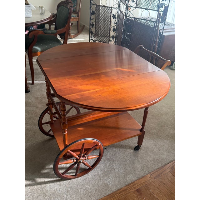 Carl Forslund Serving Cart - Cherry Wood For Sale In Saint Louis - Image 6 of 11