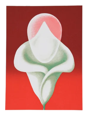 Clarence Holbrook Carter, Abstract Tulip, Serigraph