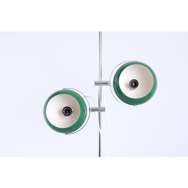 Adjustable Green Double Eyeball Globe Floor Lamp from Anvia, 1970s For Sale - Image 10 of 18