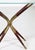 Vintage Italian Coffee Table in Mahogany and Brass, 1960s For Sale - Image 3 of 5