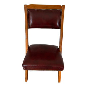 1990s Rms Titanic Artifact Collection Leather Chair