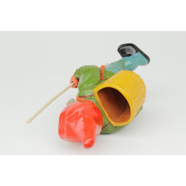 Terracotta Garden Gnome, 1950s For Sale - Image 6 of 8