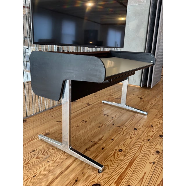 Mid-Century Modern 1980s George Nelson Action Office Roll Top Desk For Sale - Image 3 of 11