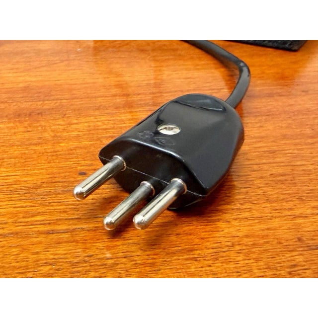 Table Lamp with Chrome-Plated Frame and Stone Base, 1970s For Sale - Image 13 of 16