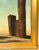 Gold Álvaro Guillot Surrealist Fortress Landscape Oil Painting, Signed For Sale - Image 8 of 15
