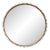 Alder Natural Teak Wood Round Wall Mirror For Sale