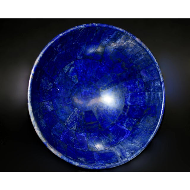 Fine Lapis Lazuli Bowl For Sale In Los Angeles - Image 6 of 12