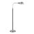 Chapman & Myers by Visual Comfort Signature Basden Medium Pharmacy Lamp in Polished Nickel and Black Rattan For Sale