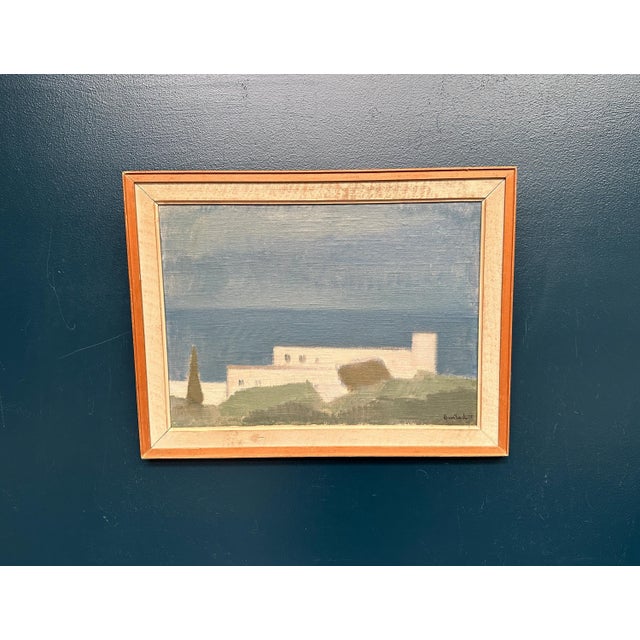 Bernhard Önstad, Utomlands, 1958, Oil Painting on Canvas, Framed For Sale - Image 7 of 10