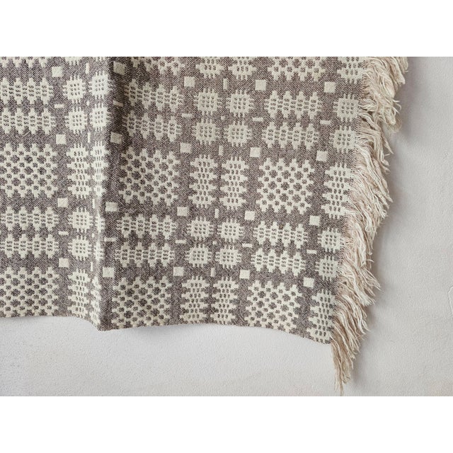 Textile Vintage Wool Blanket, 1950s For Sale - Image 7 of 14