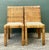 This exceptional set of four vintage dining chairs beautifully captures the essence of Coastal Modern and Boho Chic...