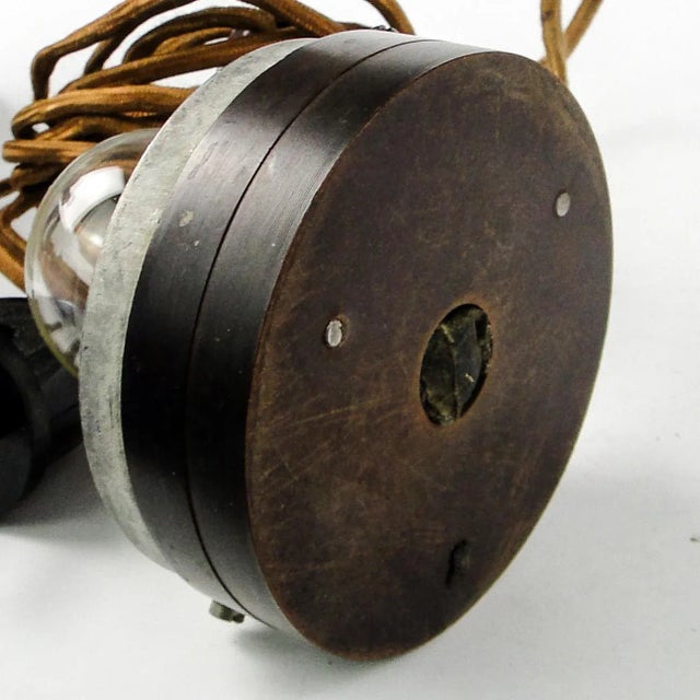 Art Deco Bedside Lamp, Former Czechoslovakia, 1930s For Sale - Image 4 of 9