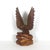 Amazing carved wood eagle folk art. Awesome gift for the bird collector. Makes a great statement on a shelf with plants....
