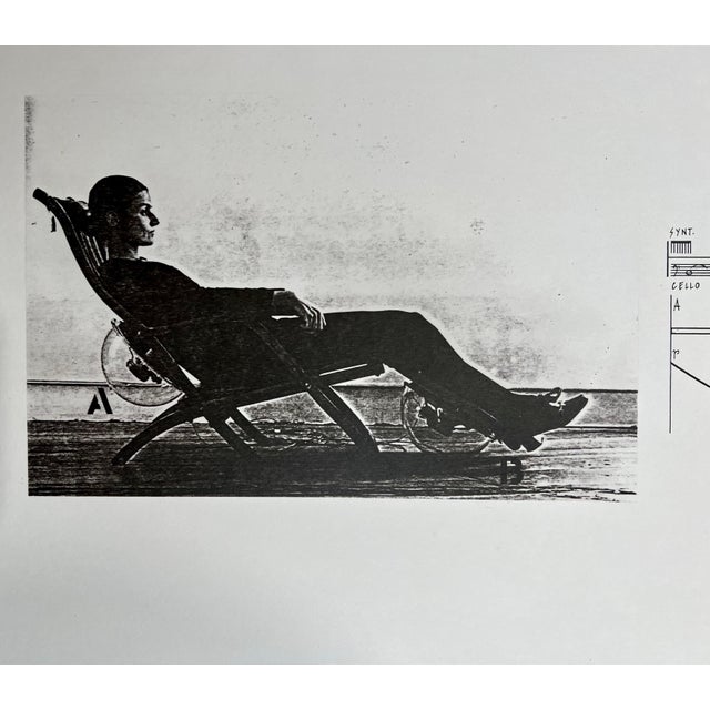 Black Bernhard Leitner, Austrian Sound Space Architect Bernhard Leitner Photo Lithograph Hand Signed Art For Sale - Image 8 of 11