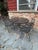 Metal Early Salterini Patio Dining Table, Restored, Attributed For Sale - Image 7 of 7