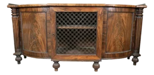Regency Mahogany Bowfront Credenza