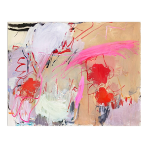 Contemporary Abstract Acrylic on Canvas "Godspeed" by Macha Poynder
