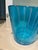 Turquoise 1970s Italian Venini for Disaronno Turquoise and Yellow Glass Ice Buckets -Set of 9 For Sale - Image 8 of 11