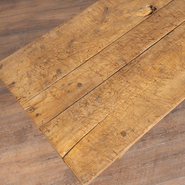 20th Century Hungarian Rustic Coffee Table For Sale - Image 4 of 12