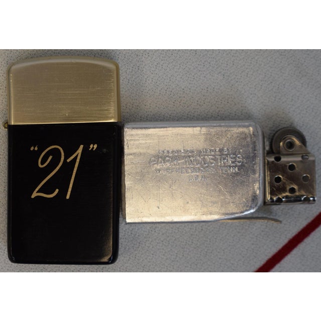 Traditional The "21" Club Lighter For Sale - Image 3 of 4