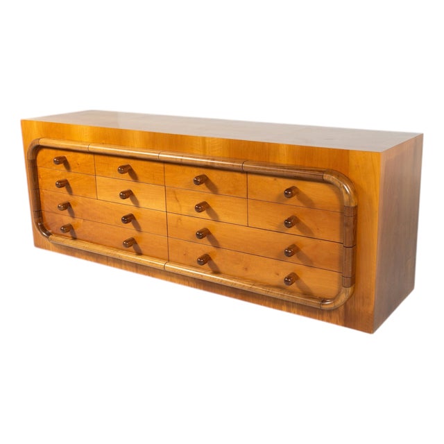 Mid-Century Walnut Sideboard with Drawers, Italy, 1960s For Sale