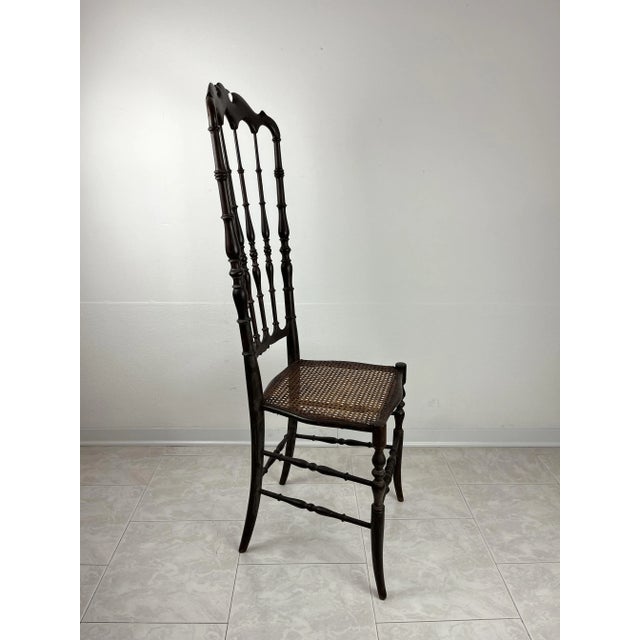 Brown Chiavarina Chair, Italy, 1960s For Sale - Image 8 of 8