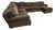 Brown Four-Piece Sectional Sofa Attributed to Arhaus Camden-Style For Sale