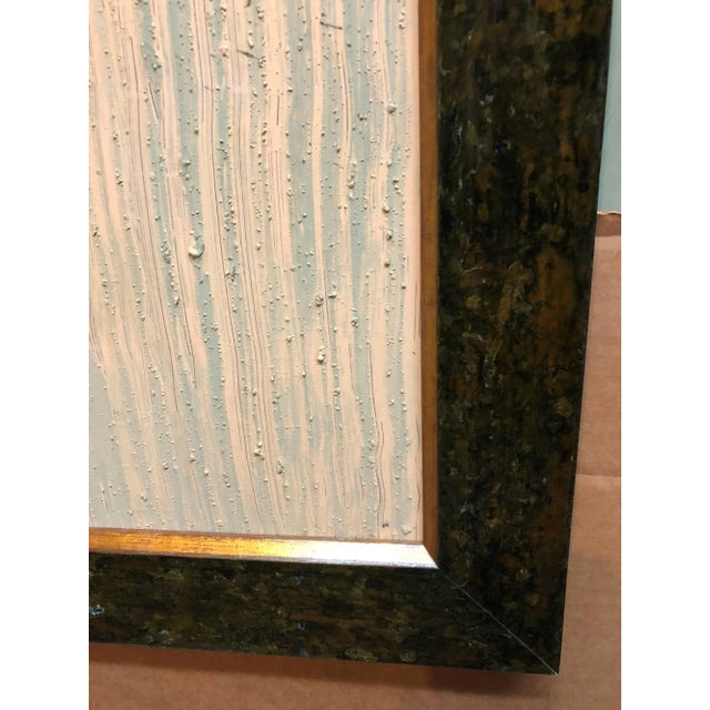 Jacques Lamy Jacques Lamy, Mixed Media Farmhouse, Barn Oil Painting Collage For Sale - Image 4 of 8