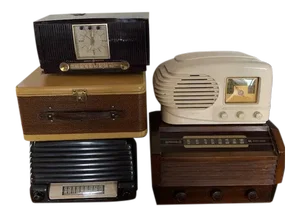 Late 20th Century Radios - Set of 5