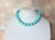 Genuine Mexican Sonora Turquoise Beaded Necklace With Karl Lagerfeld Logo Clasp For Sale In Cleveland - Image 6 of 9
