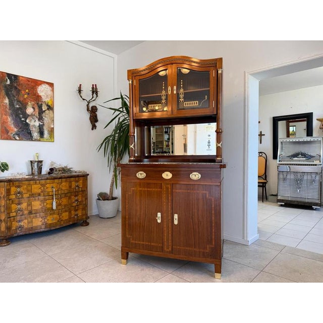 Antique Art Nouveau Buffet, 1920s For Sale - Image 3 of 17