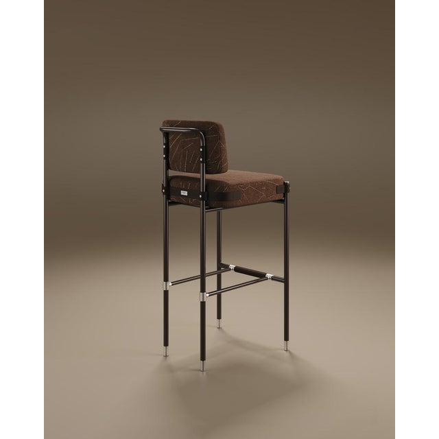 Fulton Bar Chair by Porus Studio For Sale - Image 13 of 14