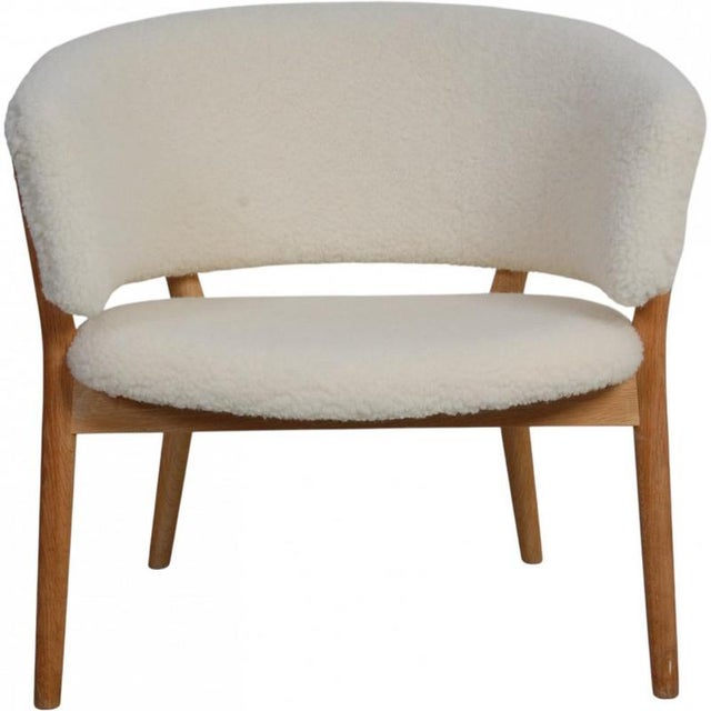 Model 83 Chair in Sheepskin from Nanna Ditzel, 2000s For Sale - Image 12 of 12