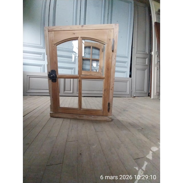 Wood Arched Windows in Pine, Set of 2 For Sale - Image 7 of 10