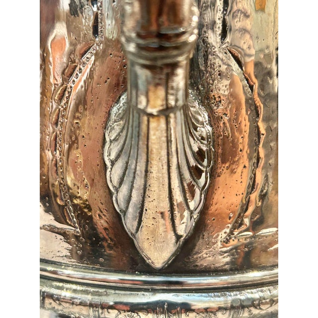 Circa 1880 Reed & Barton Victorian Silverplate Ice Water Pitcher, Patented Design For Sale - Image 9 of 18