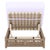 Callan Chaise Lounge, Heather Tan/White For Sale - Image 12 of 12