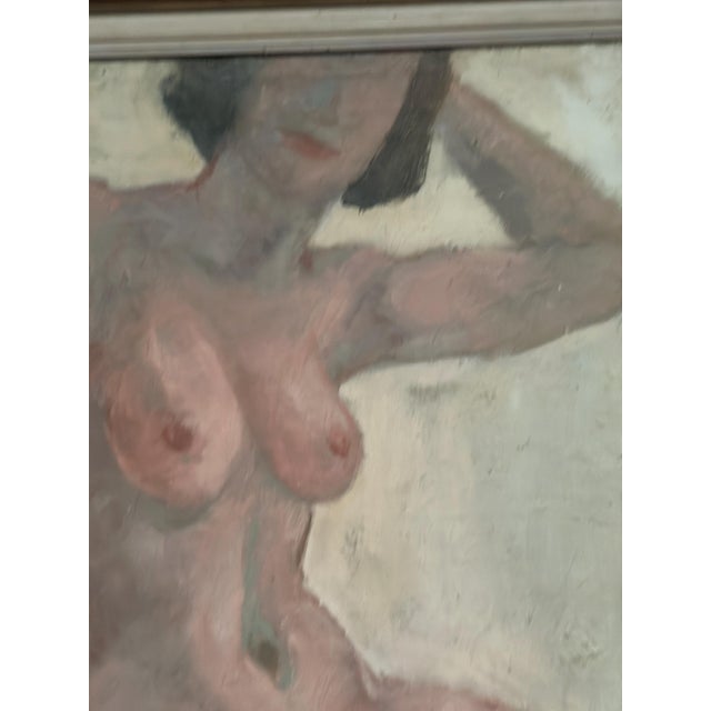 Kai Flygare, Nude Model Study, 1959, Oil on Canvas, Framed For Sale - Image 8 of 17