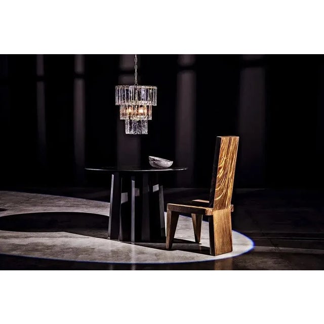 Noir NOIR Bruna Chandelier, Small, Metal with Brass Finish For Sale - Image 4 of 6